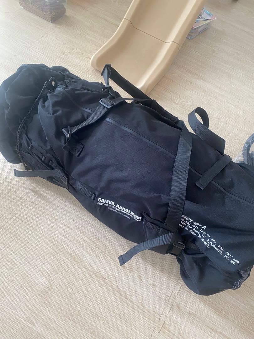 【新品未使用】CAMVIL crab 4Pエアーテント TC ➕グランドシート