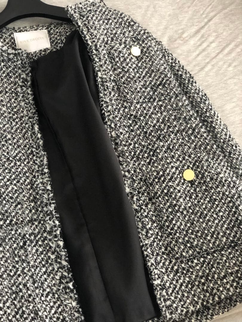 リヴドロワ ツイードフリンジジャケット