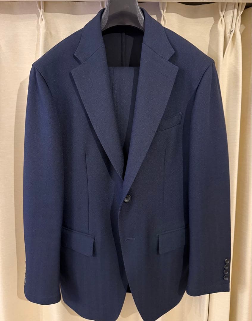 【極美品】ESTNATION エストネーション ジャージースーツ上下　ネイビー