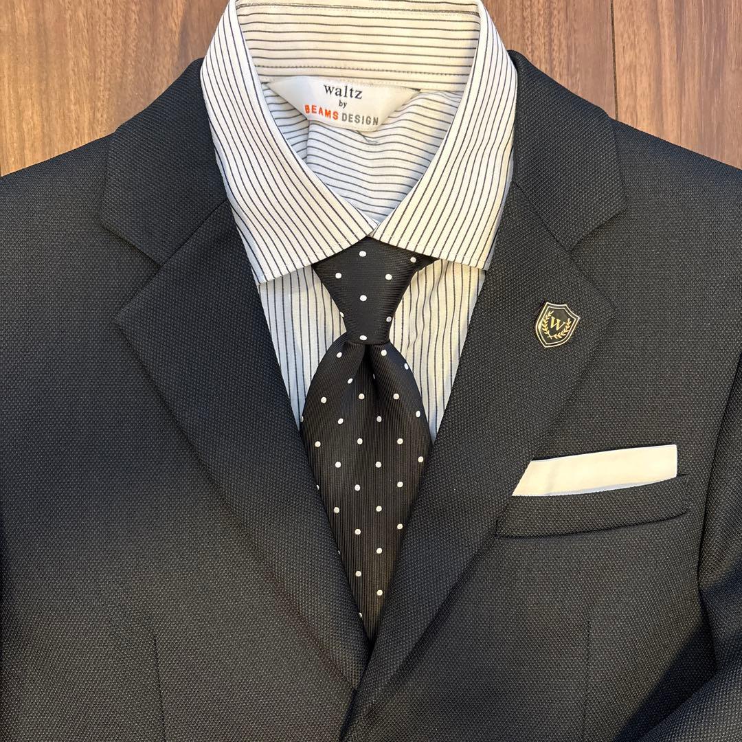 Waltz by BEAMS 150 フォーマルスーツセット　ブラック　卒業式