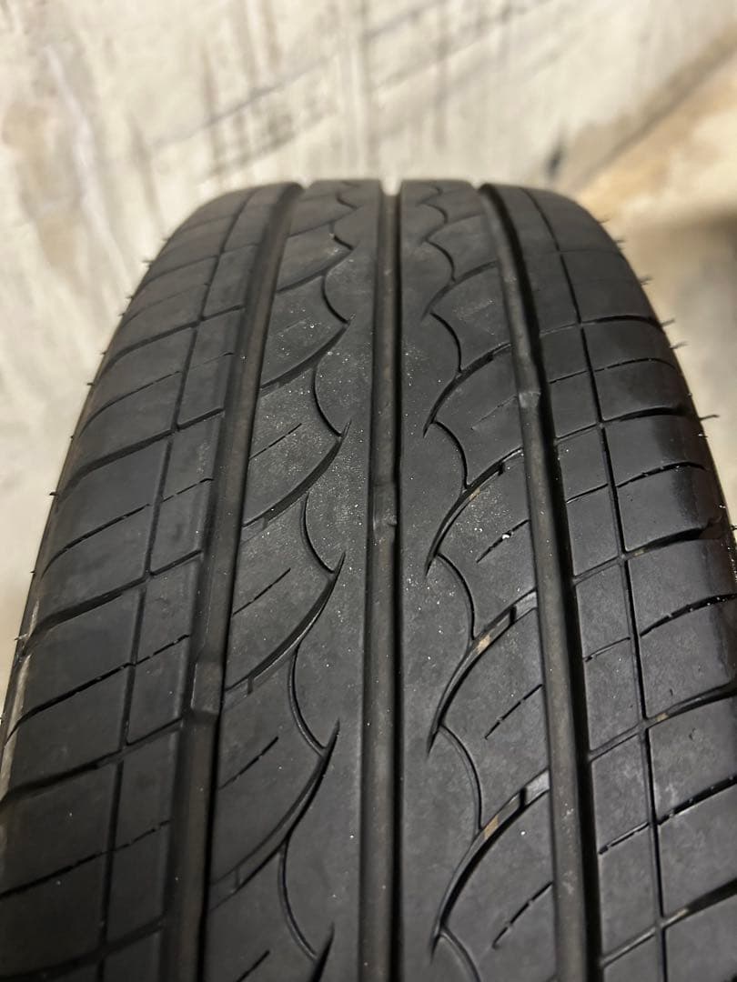 LT　トヨタbB純正メッキホイール　タイヤ・ナット付