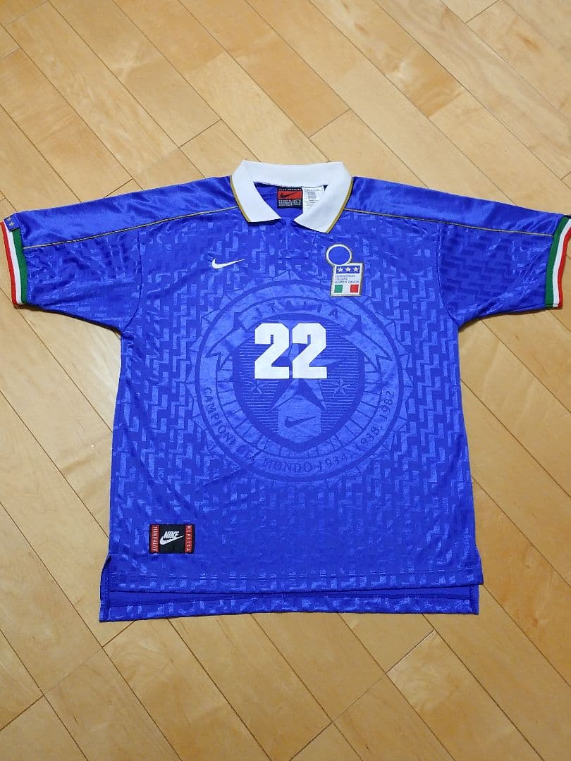 【超激レア/英国製】NIKE ナイキ イタリア代表 95/96Hユニフォーム