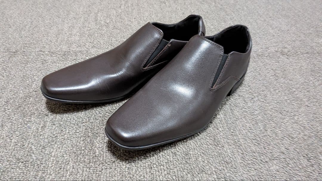 【新品/未使用】クラークス ブラウンドレスシューズ レザー UK6.5