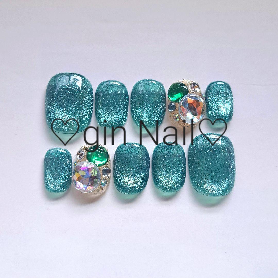 体調不良にて発送までお時間頂戴致します。 ネイルチップ　オーダー　現品