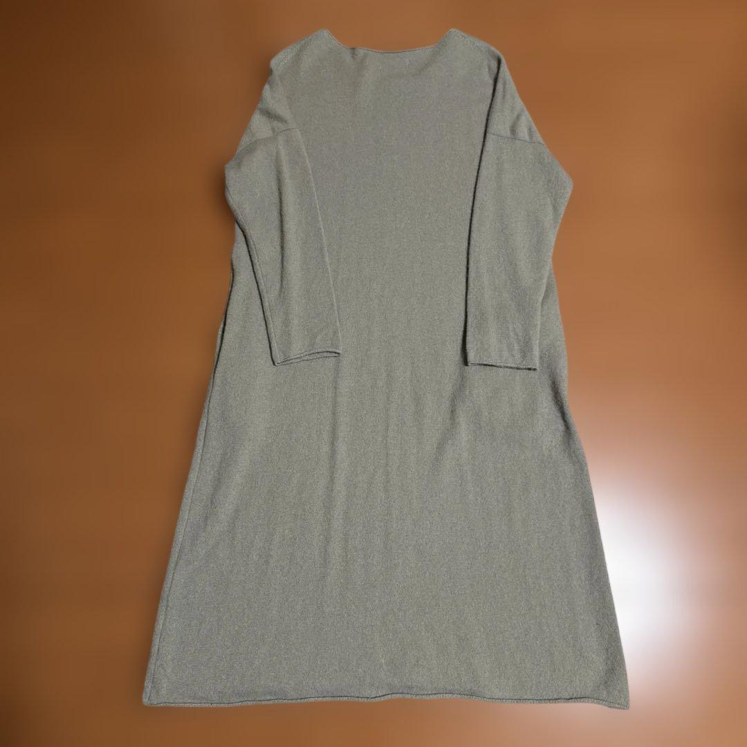 evam eva カシミアのロングワンピース