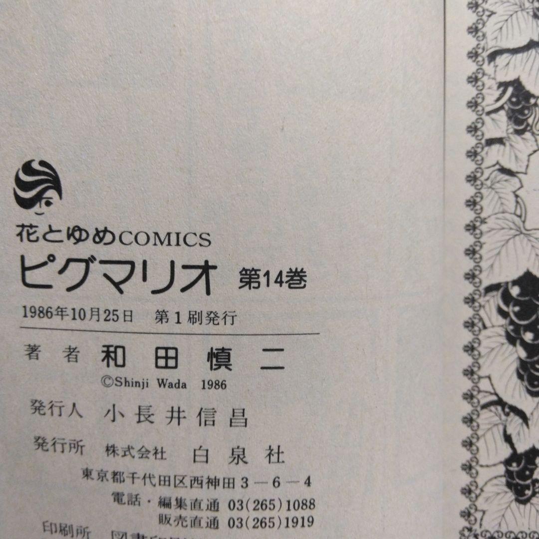 和田慎二　花とゆめコミックス　ピグマリオ　全27巻セット
