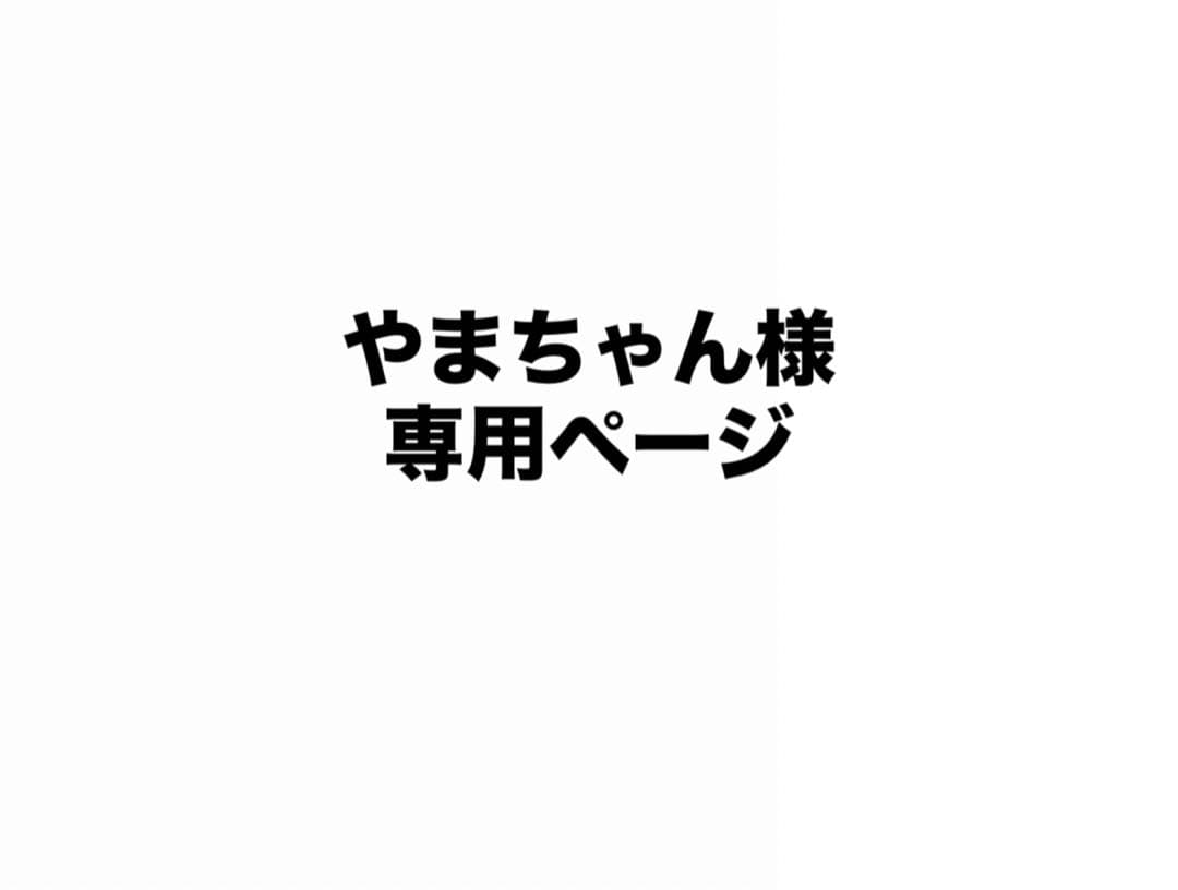 やまちゃん様、専用ページ