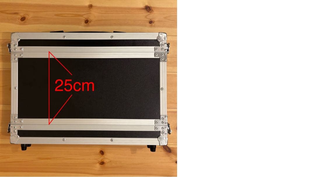 1Uラックケース 37.5cm ブラック