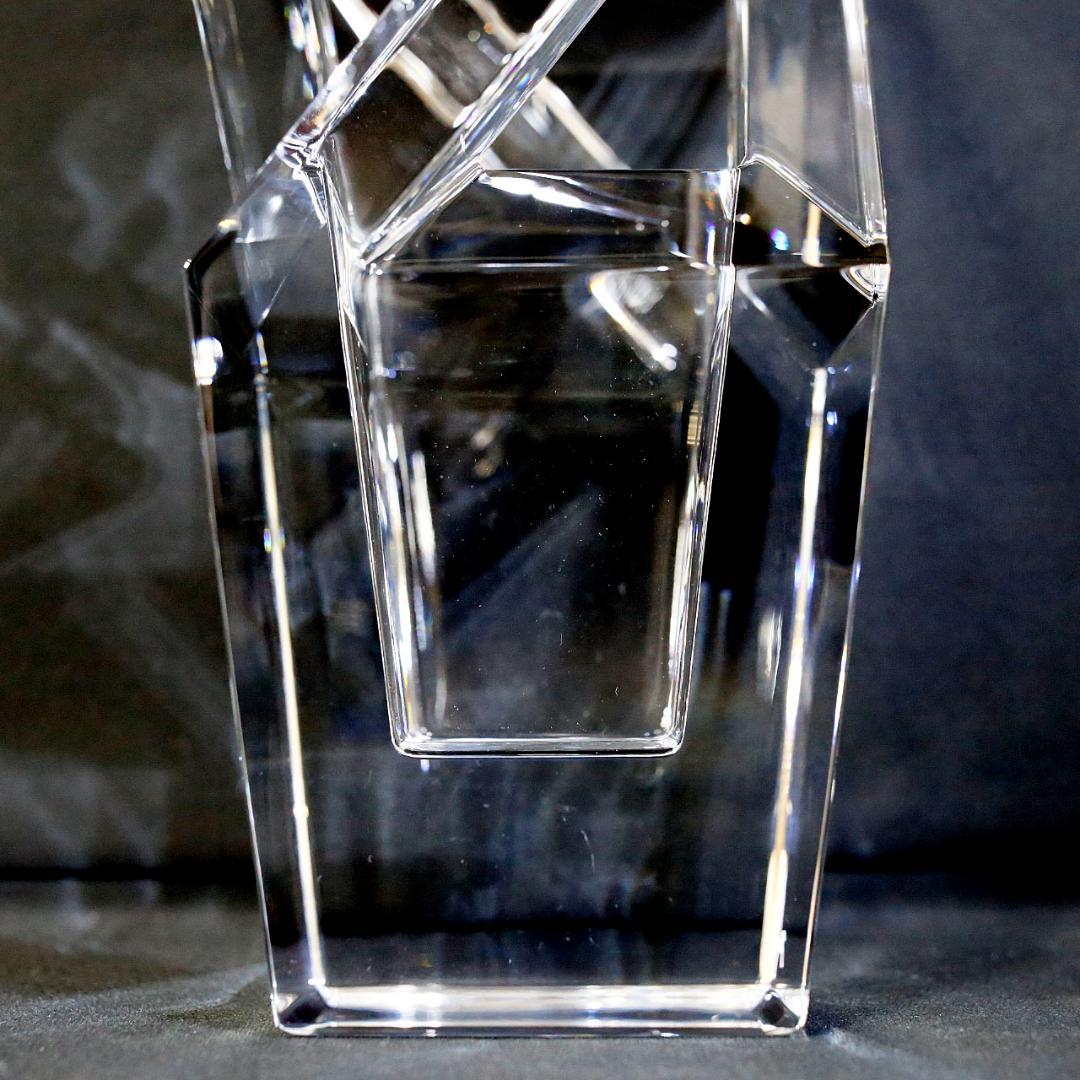 【極美品 送料込み】バカラ アーキテクチャー クリスタル フラワーベース 花瓶