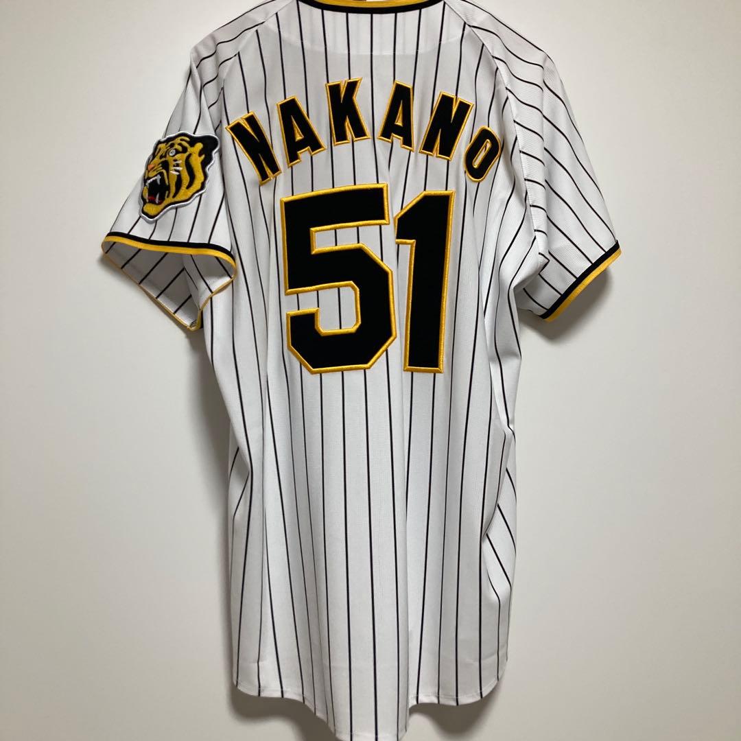 【廃盤品51番】2023年リーグ優勝&日本一阪神タイガース中野拓夢ユニフォームL