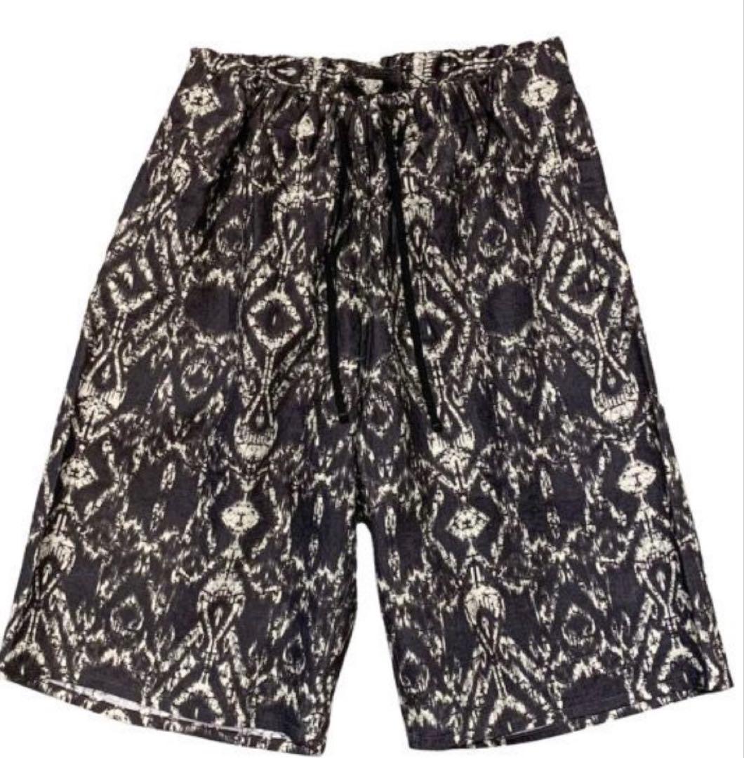 NigelCabournナイジェルケーボンリネンショートパンツトライバル