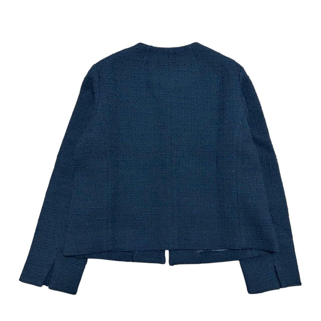 極美品✨デミルクスビームス ツイード ノーカラー ジャケット 40 L