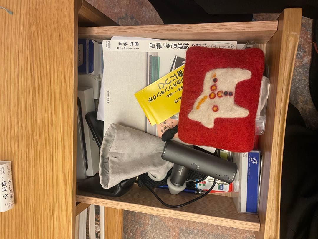 天童木工CENTRO ナチュラルウッド センターテーブル 引き出し付き