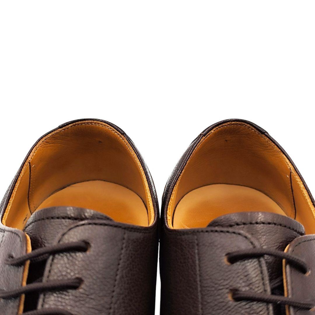 ビジネスシューズ メンズ スコッチグレイン ダークブラウン 24.0 外羽根