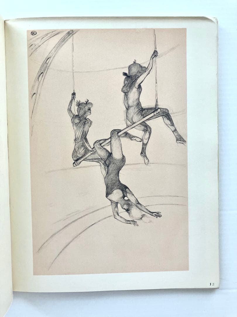 トゥールズ•ロートレック／リトグラフ作品集『サーカス』 700部限定