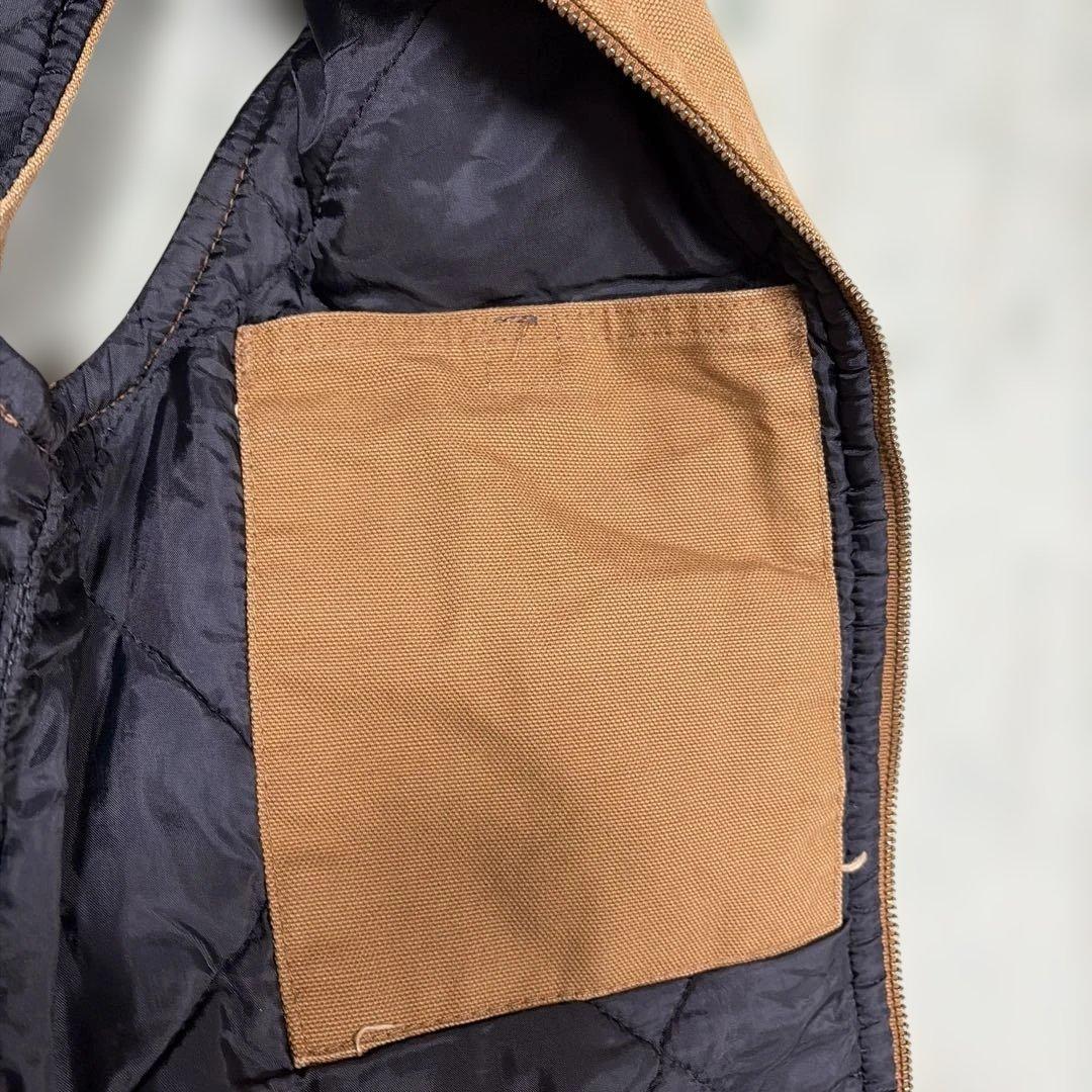 v*e様 カーハート　希少サイズ　ダックベスト　ブラウン