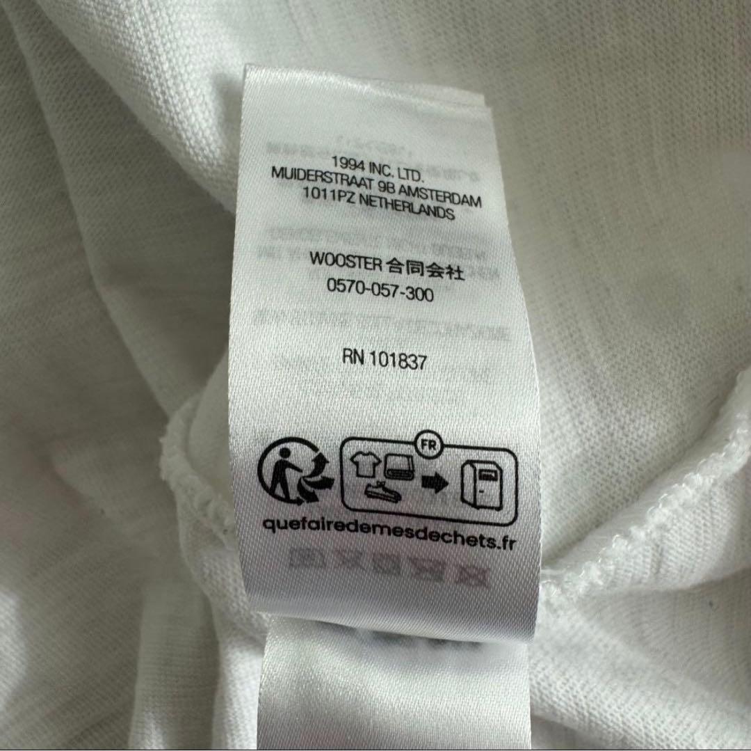 【古着】supreme 2024 長袖ロンT 袖プリ　ホワイト