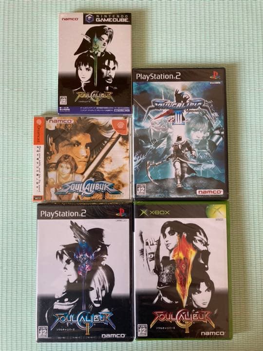 PS2/XBOX/GC/DC ソウルキャリバー1,2,3