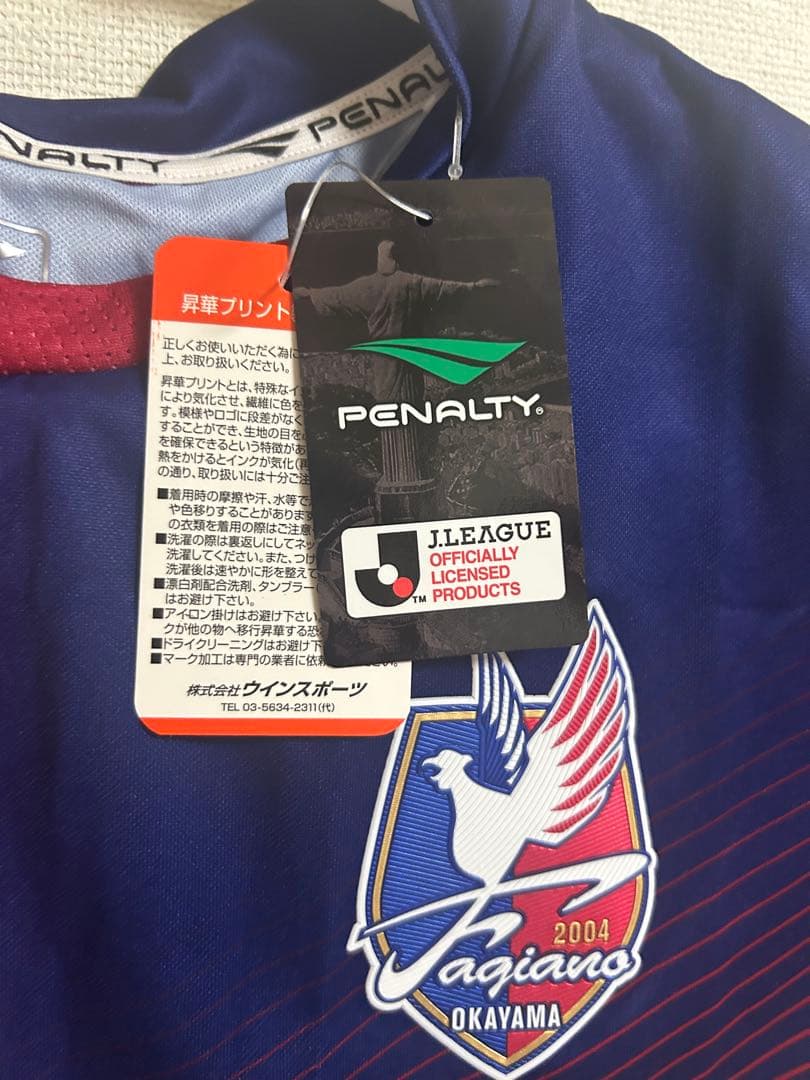 ファジアーノ岡山 オーセンティックユニフォーム 2018 Mサイズ