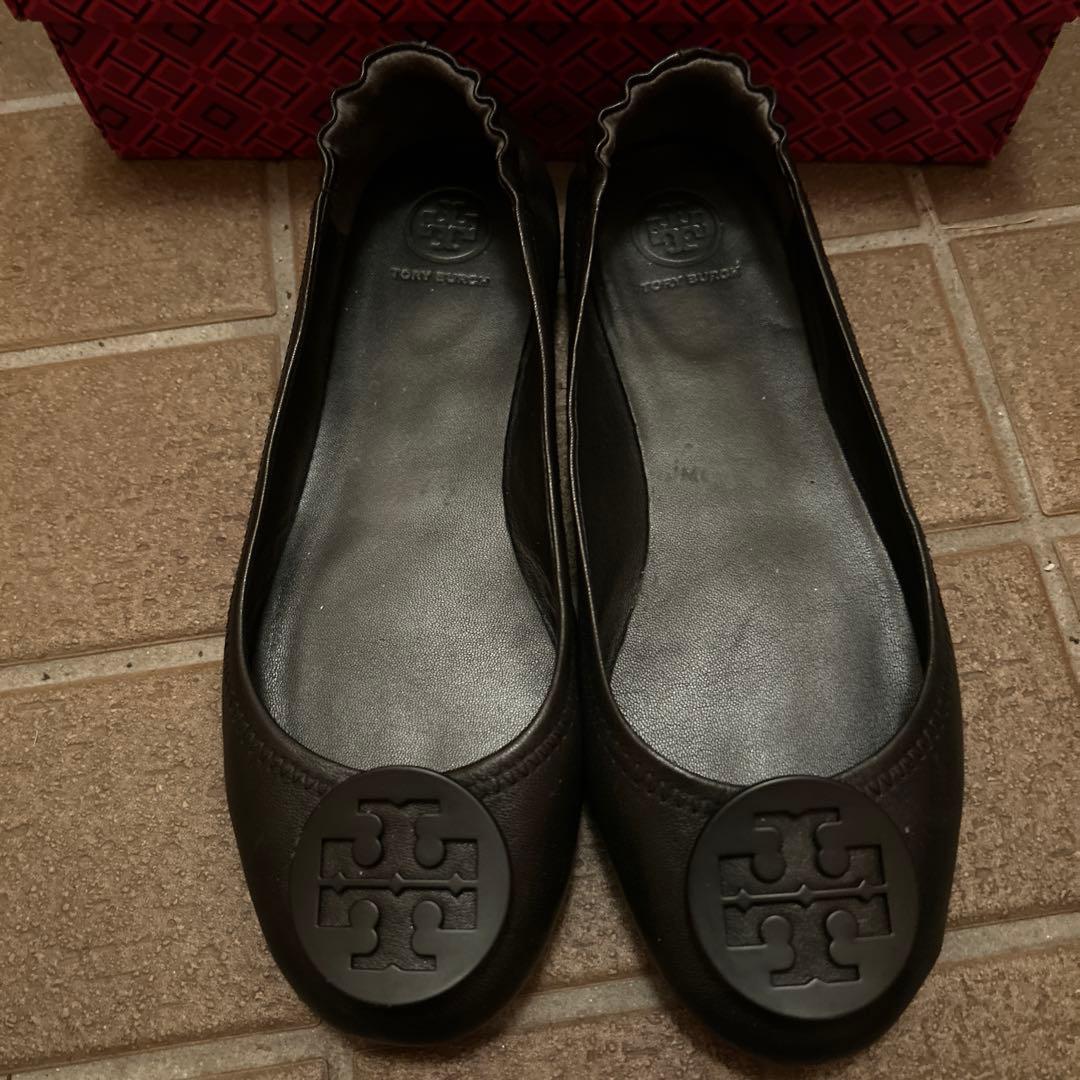 トリーバーチ　フラットシューズ　バレエシューズ　25cm