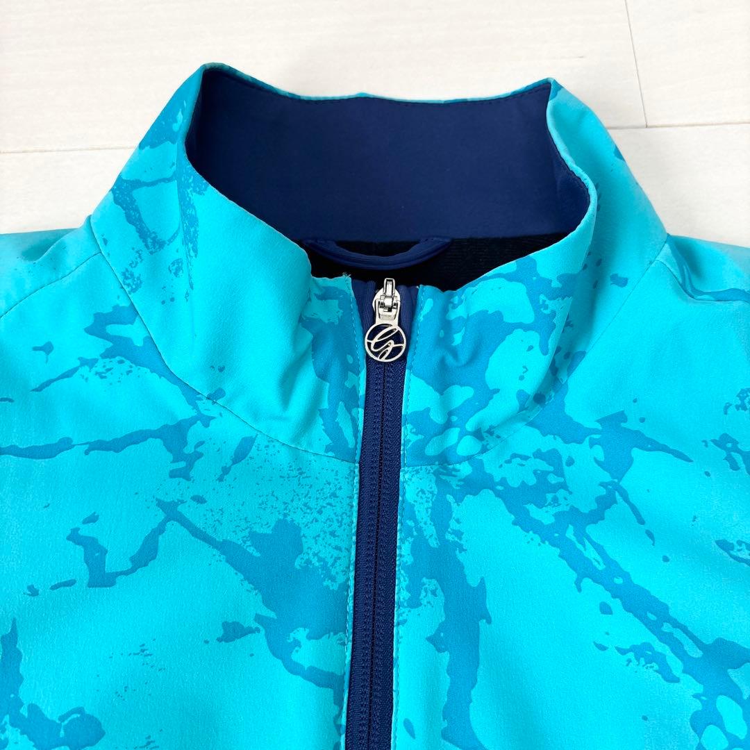 【新品未使用】デサントゴルフ　TSUKIグラフィック ウィンドジャケット　L