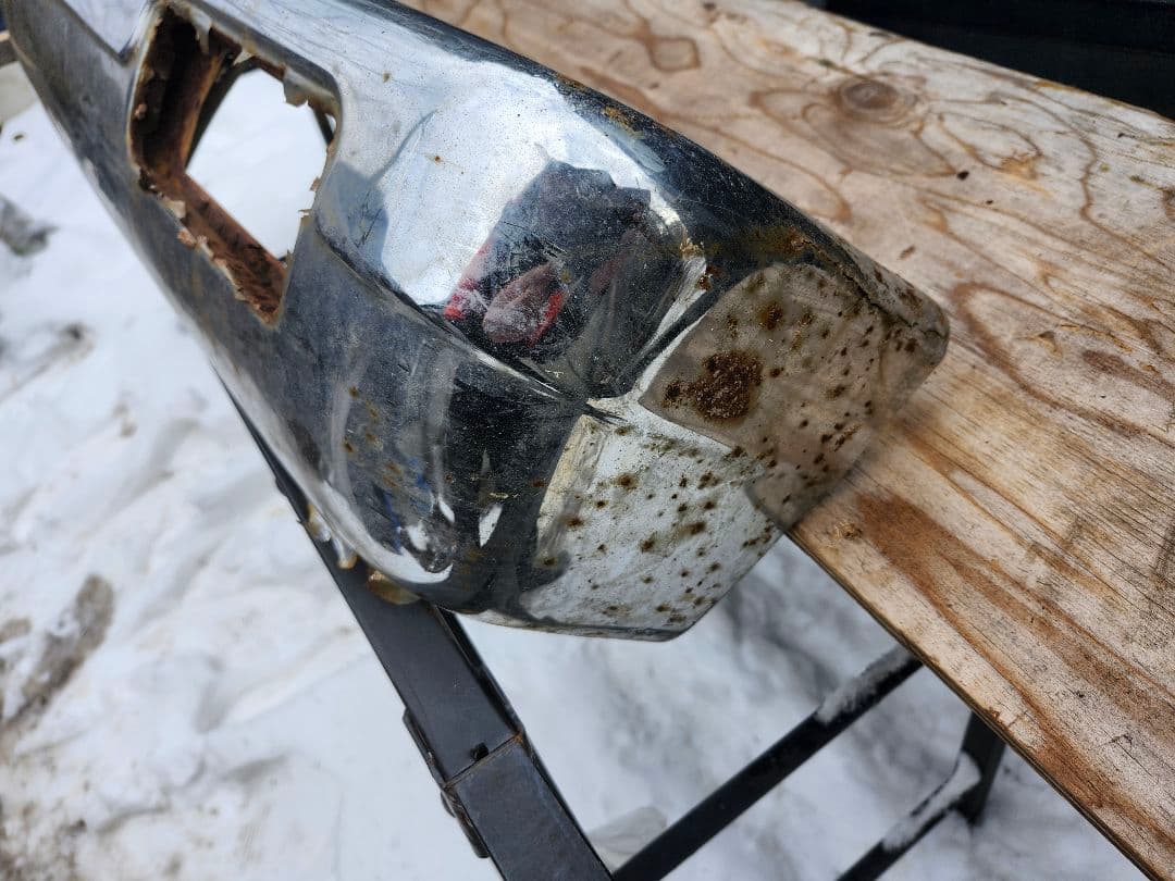 も*ず様 激レア❗スズキ SUZUKI ジムニー JA11 純正メッキバンバー