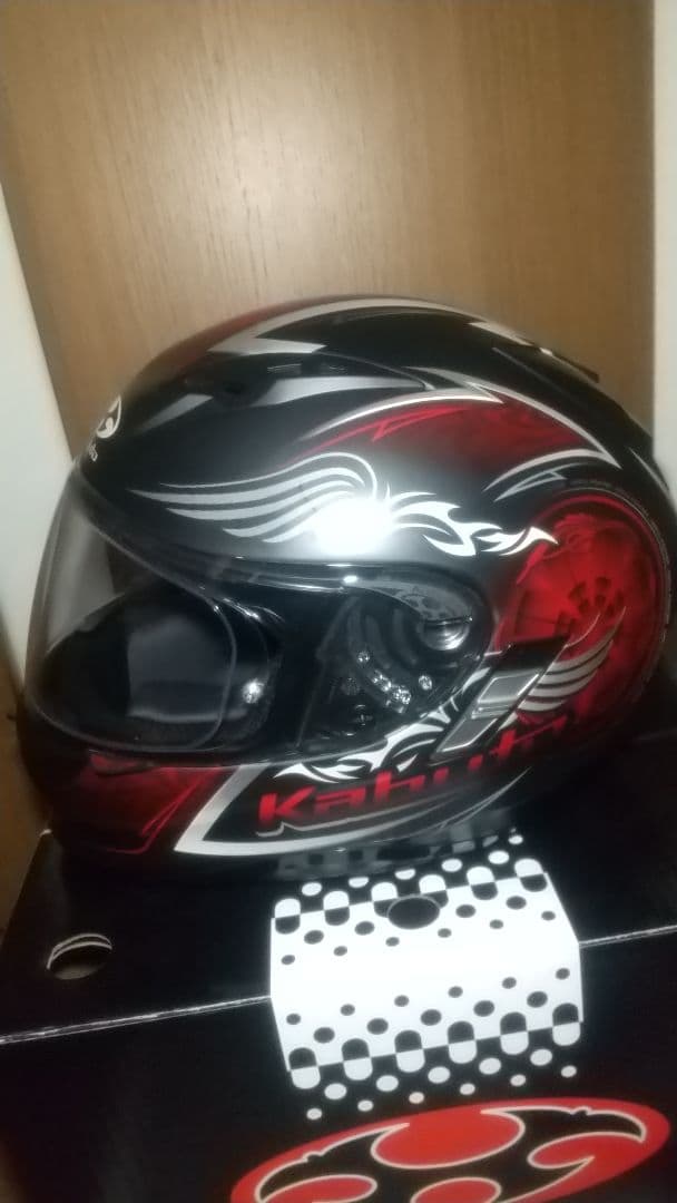 Kabuto フルフェイスヘルメット カムイⅡ レッドブラック