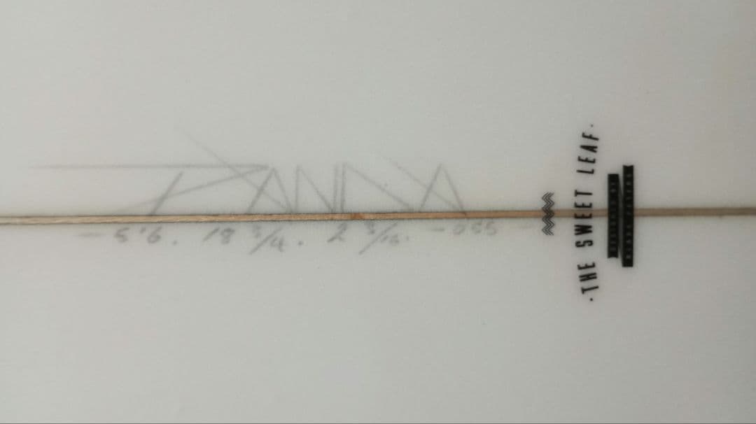 手渡しのみ PANDAサーフボード THE SWEET LEAF 5'6\"