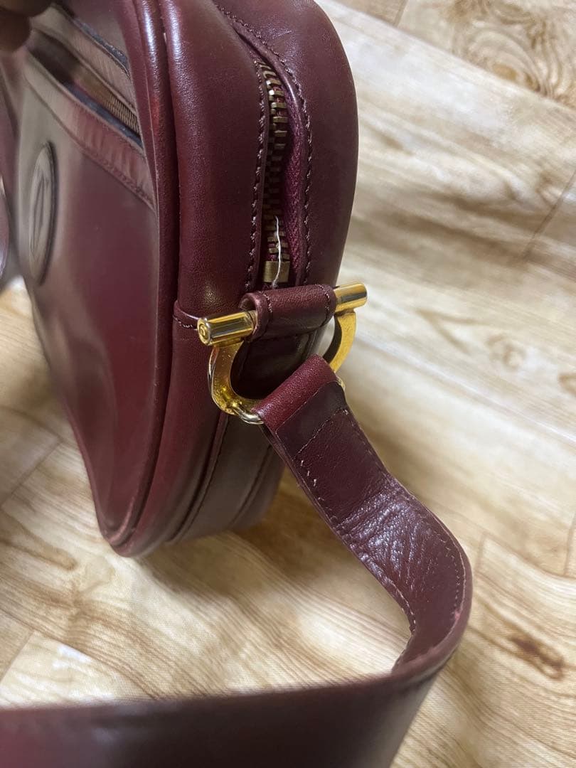 正規品　カルティエ　ビンテージ　ボルドーショルダー2点まとめて 訳ありused