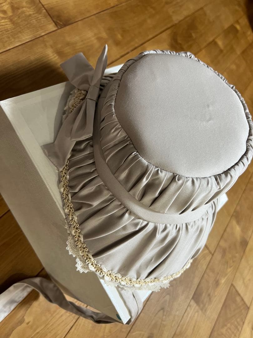 ヴィクトリアンメイデン　ドールハット　グレージュ