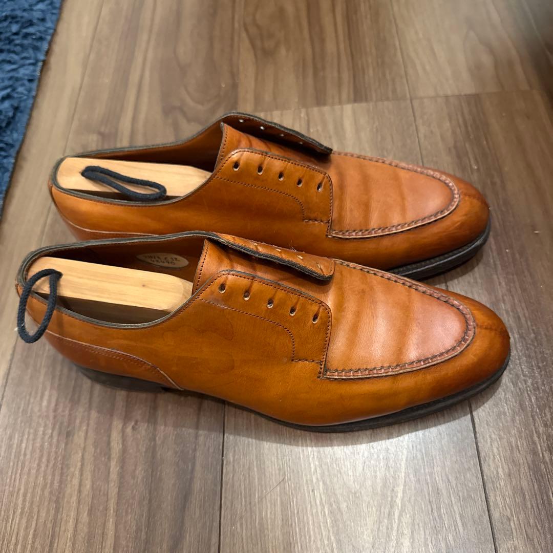 かずぴしさん専用(ブラウンレザー ドレスシューズ ローファータイプ