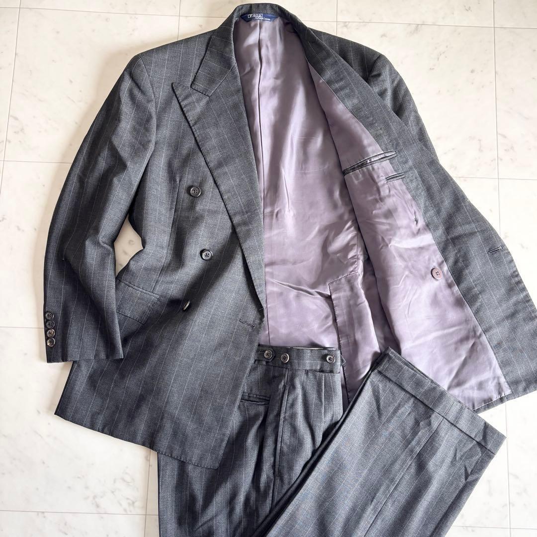 【Ceekey】ポロラルフローレン セットアップ ダブル スーツ ウール