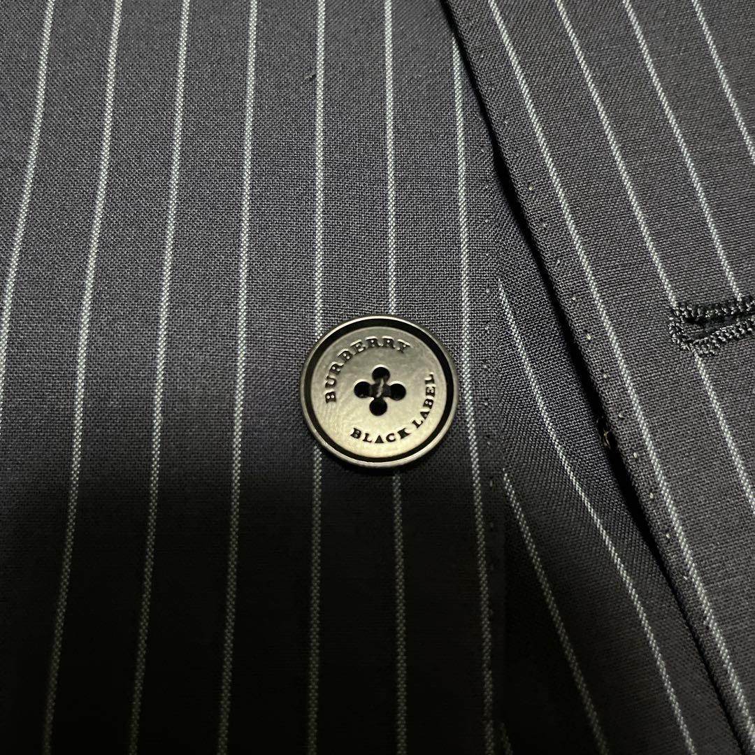 バーバリーブラックレーベル セットアップスーツ ネイビー ホースロゴ 38L