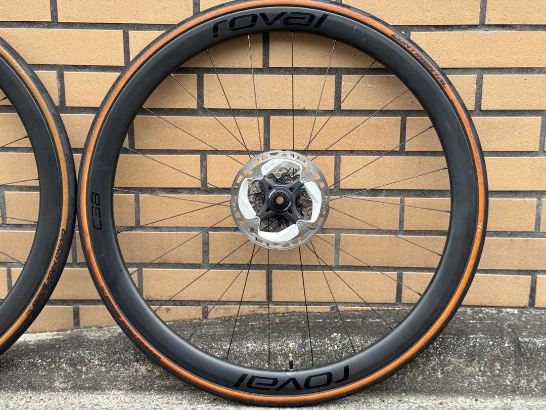 ロヴァール ROVAL C38 カーボン チューブレス ディスク ホイールセット