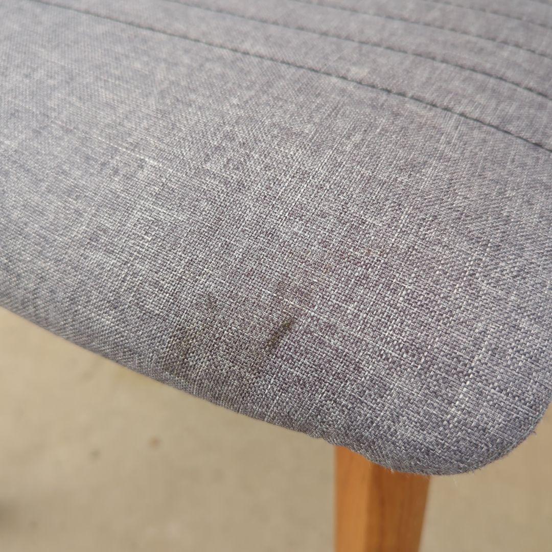 マーガレット　KARE グレー パブリック ダイニングチェア 布張り⑦