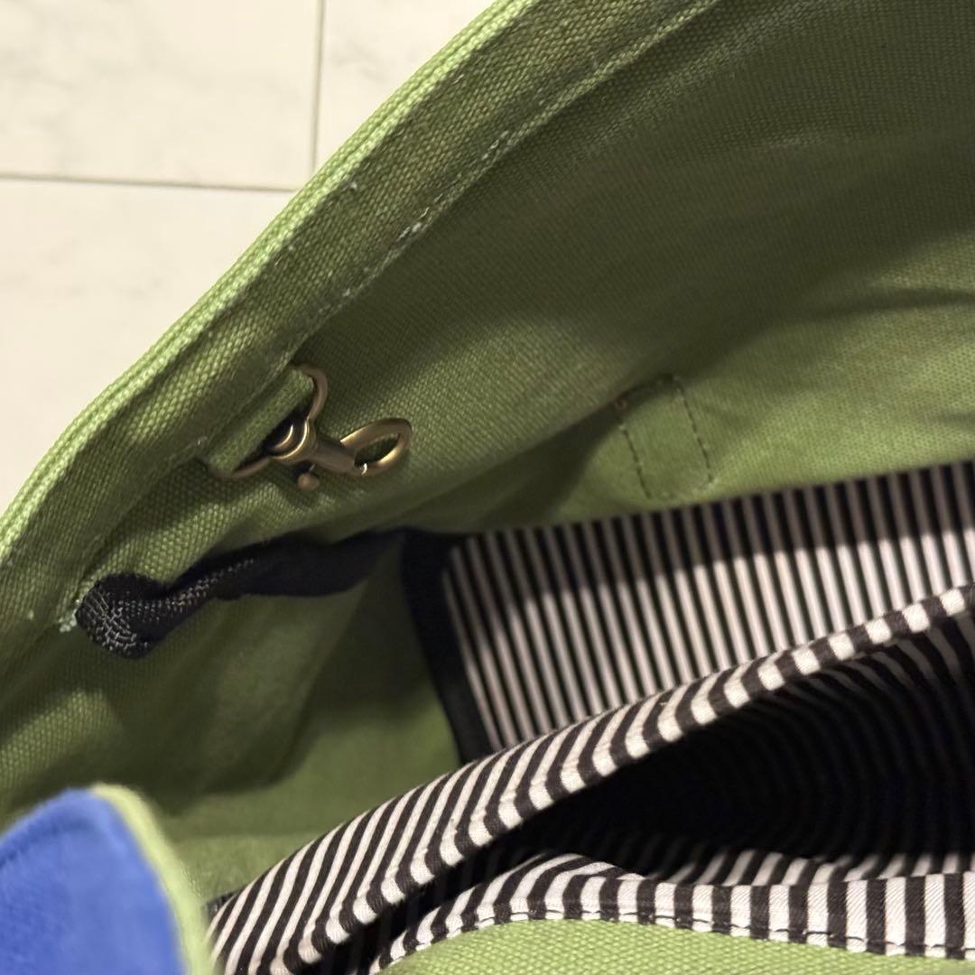 キャンバス製パニアバッグ オリーブグリーン