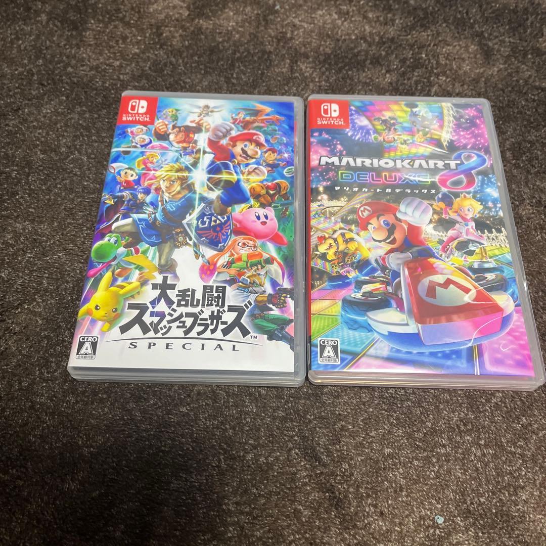 最終値下げ　ニンテンドーSwitch ソフト　スマブラ　マリオカート8デラックス