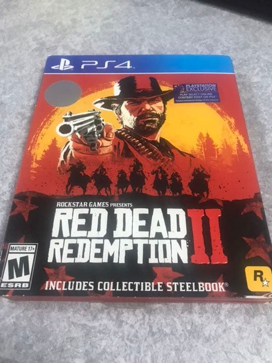 レッド・デッド・リデンプションⅡ スチールブック・エディション PS4 輸入盤