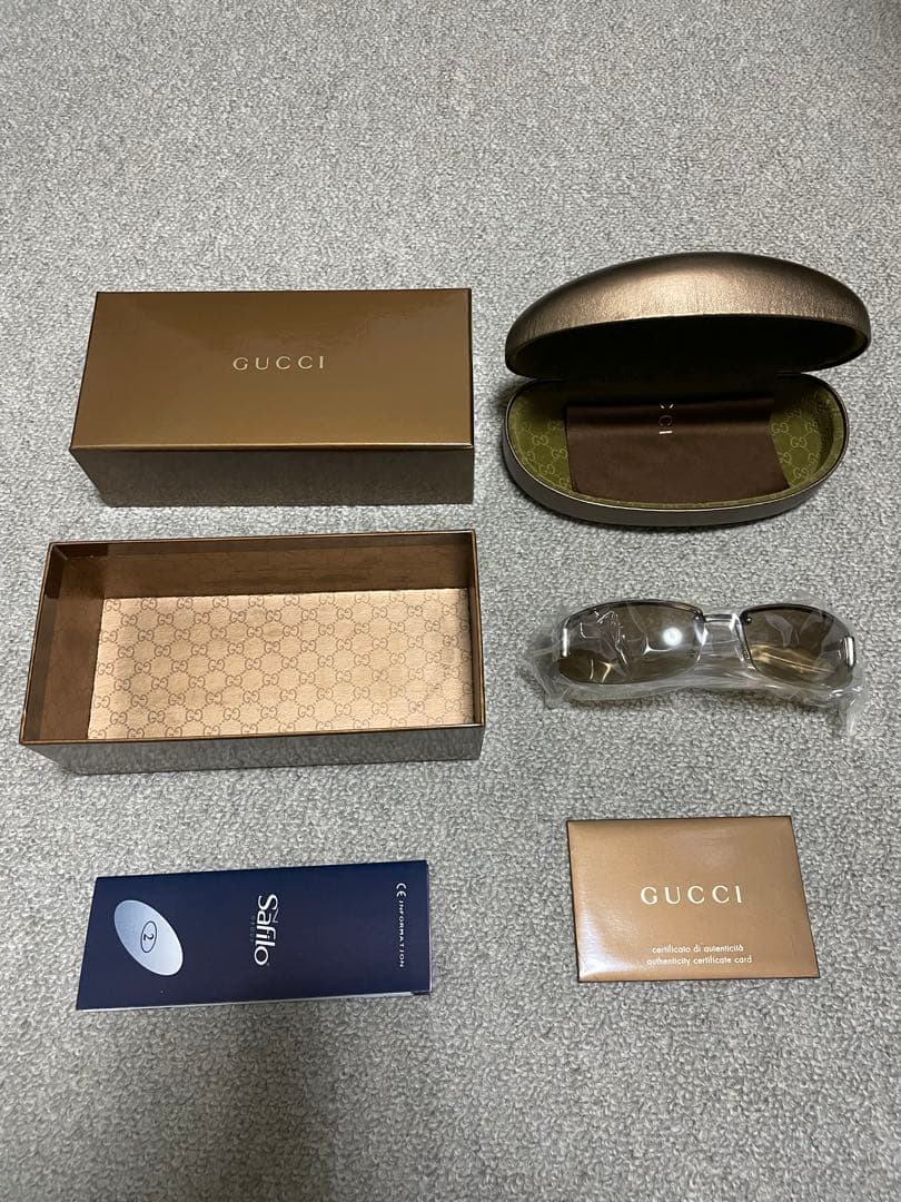 【未使用】GUCCI サングラス GG 1799/N/S RFZ5U 金系