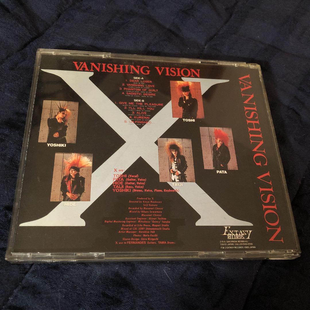 X  Vanishing vision インディーズ 初回盤
