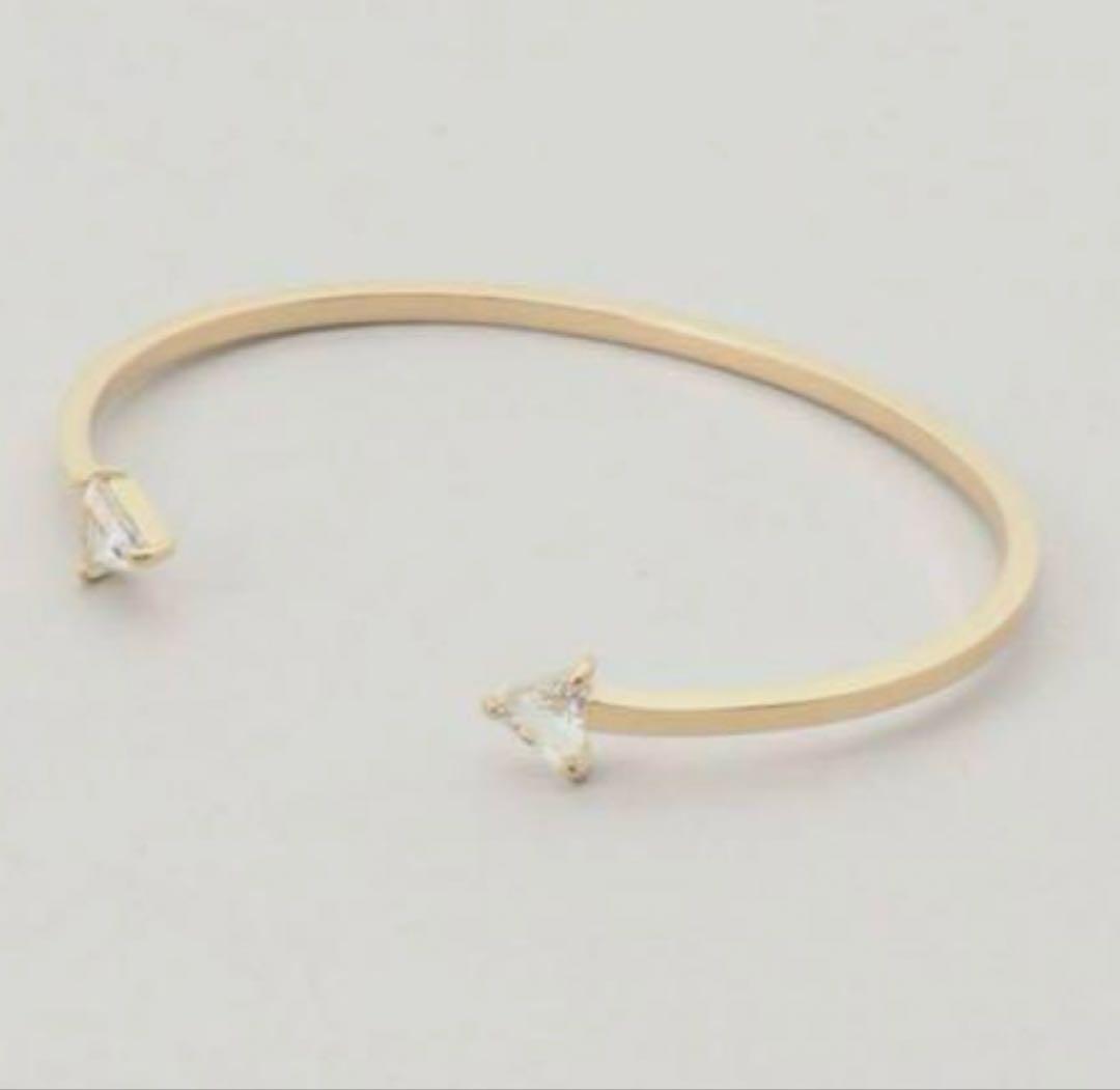 ドゥーズィエムクラスLaaina/ラアイナTRIANGLE TOPAZ CUFF