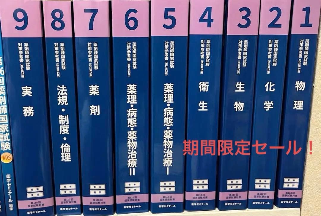 第110回薬剤師国家試験対策の青本・青問