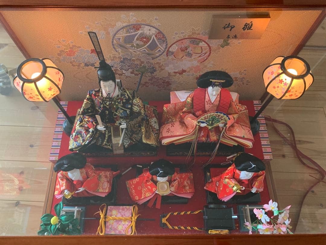 雛人形セット ひな祭り用 ケース入り