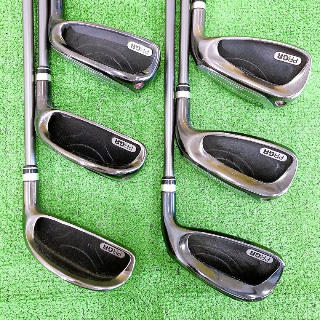ツ84★プロギア赤エッグ 初代 PRGR egg PC-01 6本アイアンセット