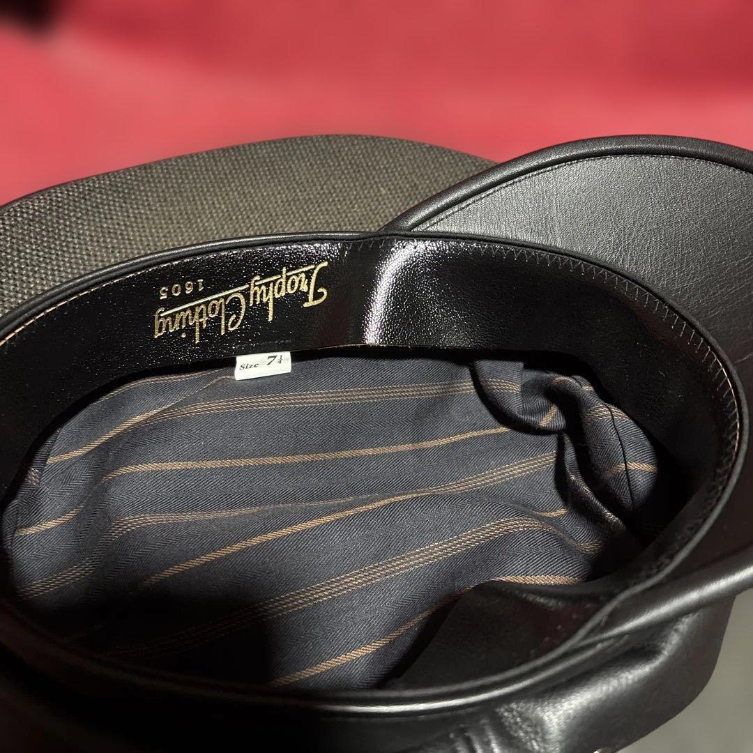 Trophy Clothing ブラックキャスケット 7 1/4