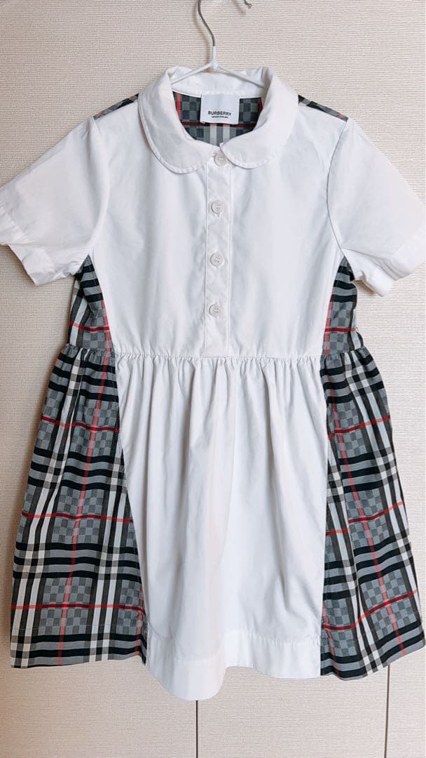 バーバリー　BURBERRY 半袖ワンピース チェック柄