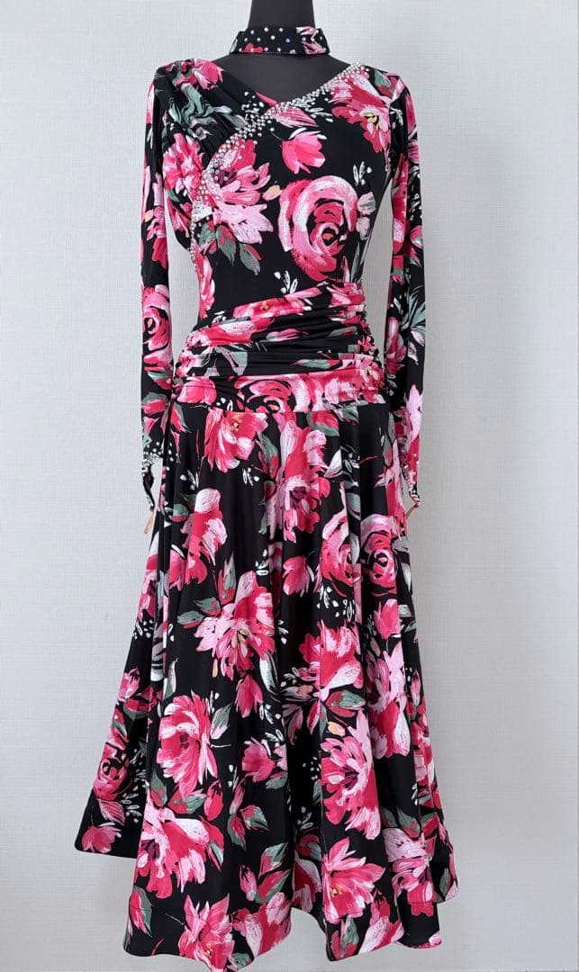 【限定特価】社交ダンスワンピース　パーティワンピース