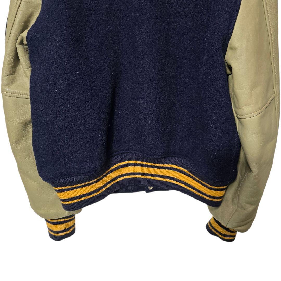 STYLE EYES M品番 90s メルトン×レザー スタジャン