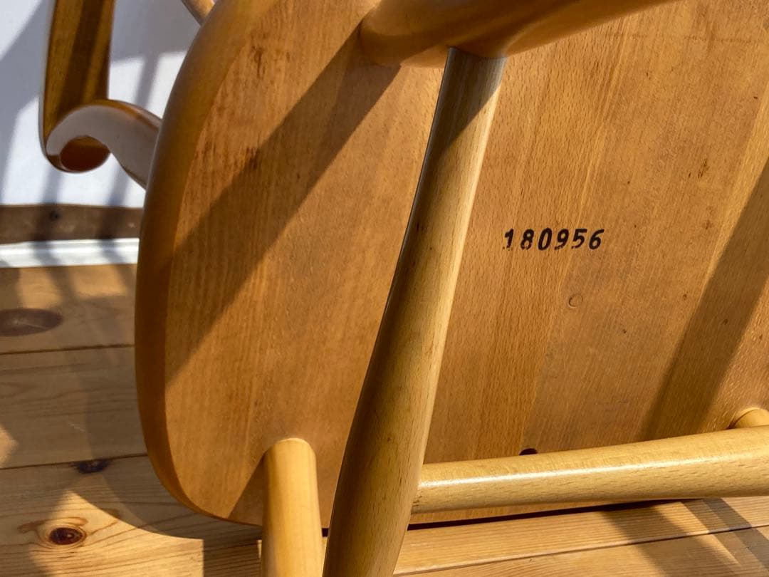 ①画像56枚 キツツキ ダイニングチェア ナチュラル 昭和56年 アーム コロニ