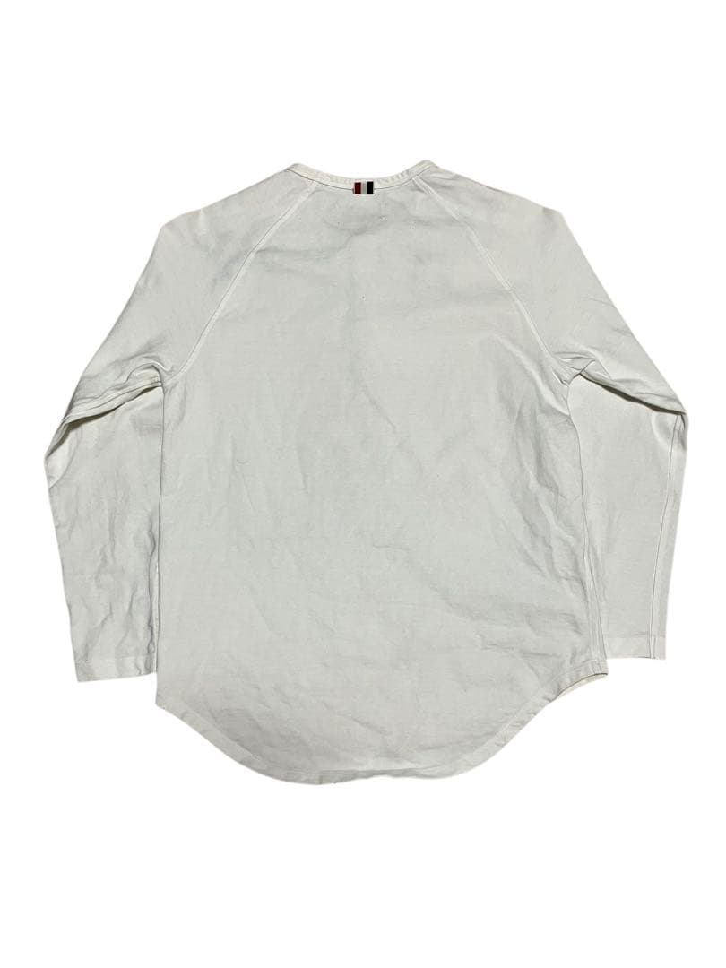 THOM BROWNE. ヘンリーネックカットソー